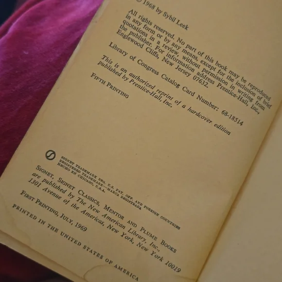 Rare Diary Of A Witch - Sybil Leek Vintage 1968 Psychic Signet Paper Back Book - Picture 4 of 6